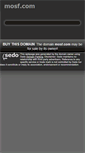 Mobile Screenshot of mosf.com